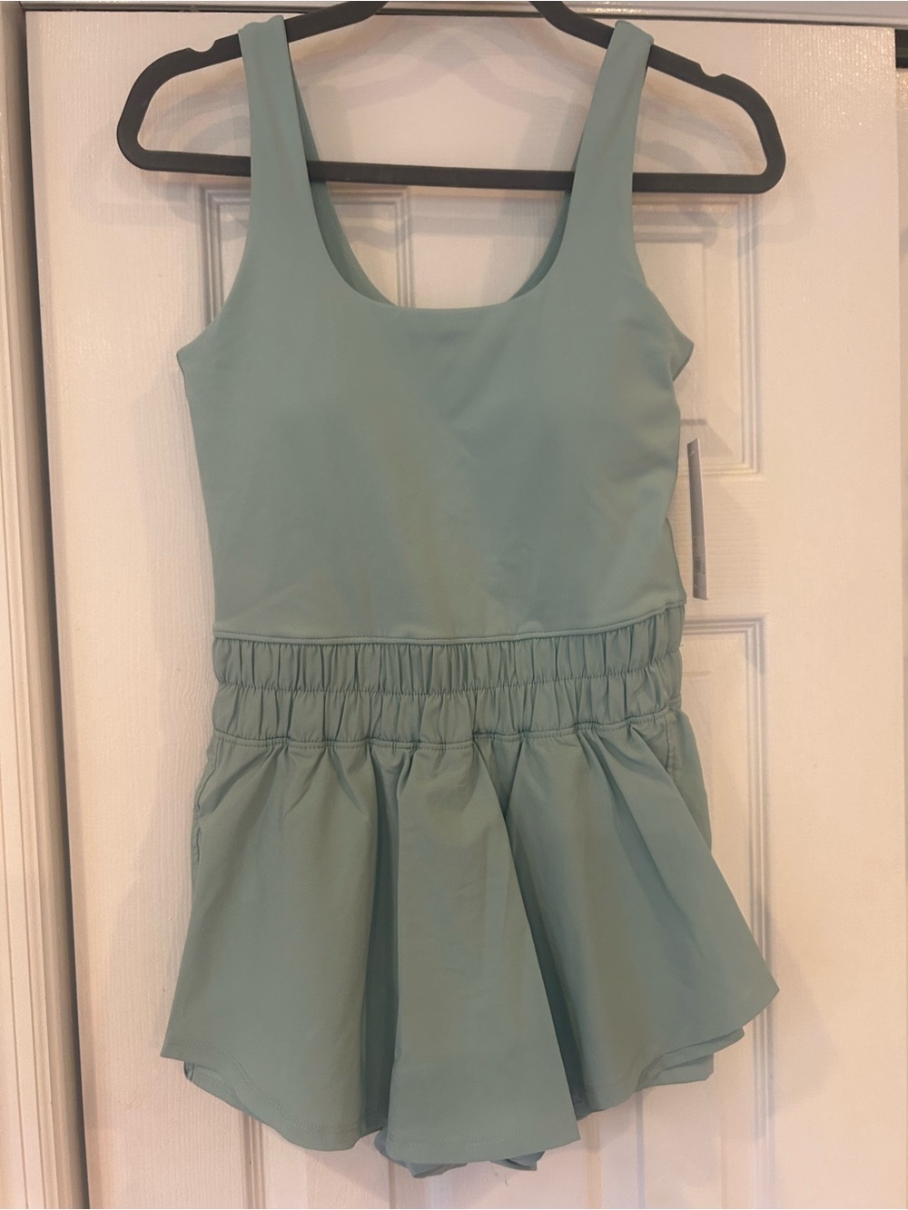 Yogalicious Womens Mint Green Active Romper
